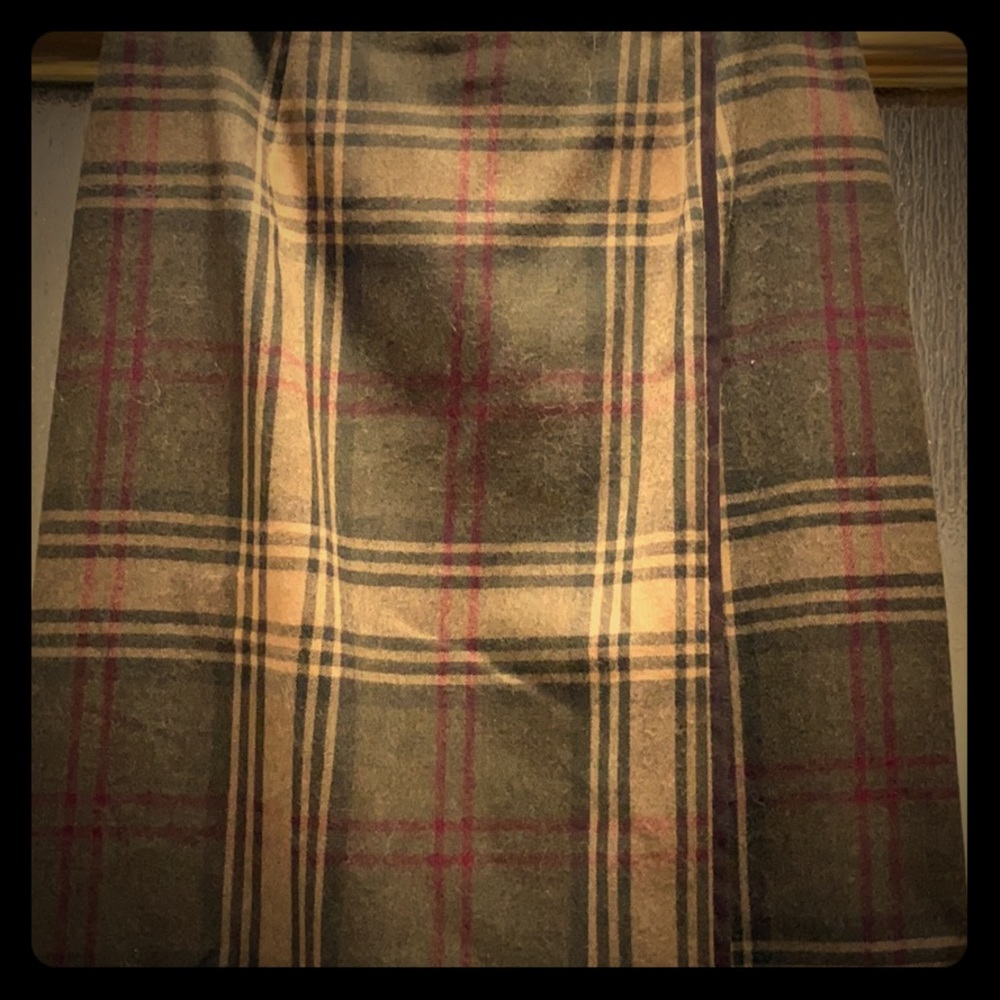 Talbots wool wrap skirt